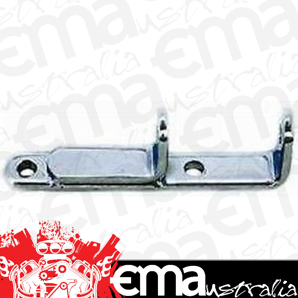 RPC | RPCR9008 | RPC Chrome Steel Alternator Header Brackets fits Pre-1969 SB Chev