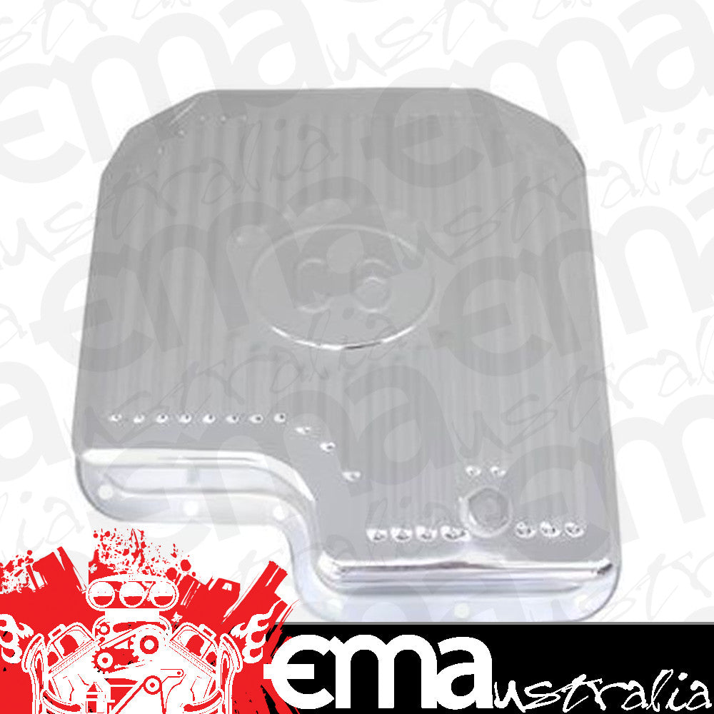 RPC RPCR9127 Ford C6 Deep Transmission Pan Chrome