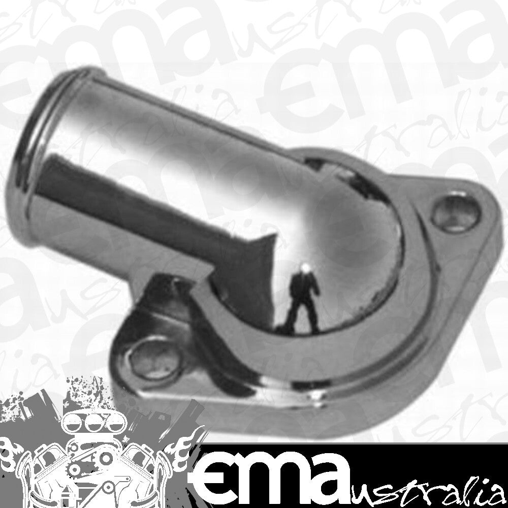 RPC RPCR9230 Chrome Steel Thermostat Housing. O-Ring Style fits Pontiac 1964-79 V8 Not for 389 Engines