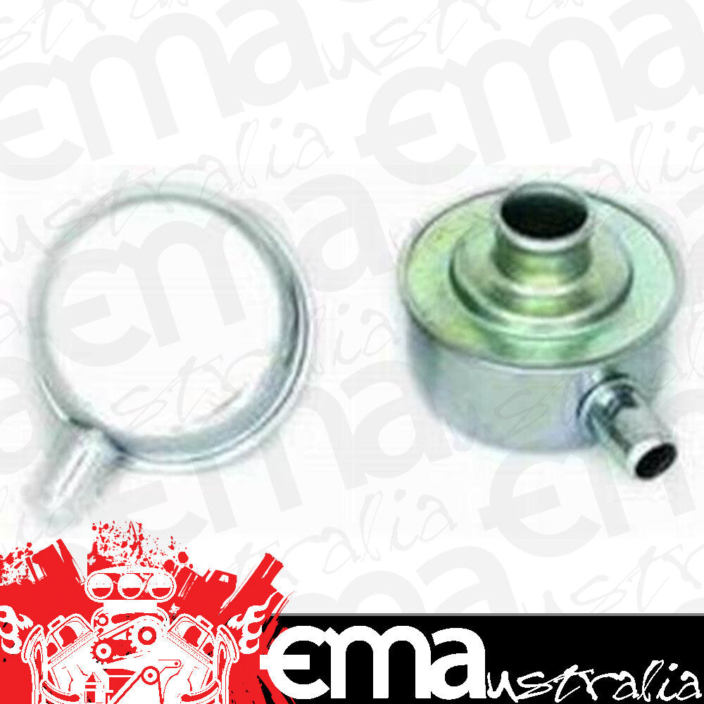Racing Power Company (RPC) RPCR9241 RPC R9241 Chrome Steel Push-In Breather Cap 2-3/4" Diameter with 1" Neck