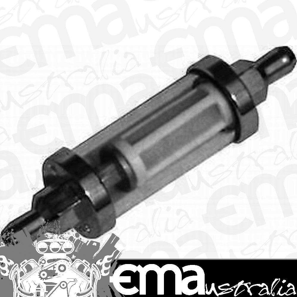 RPC RPCR9245 Glass & Chrome Fuel Filter w/ Replaceable Element 3/8" In/Out