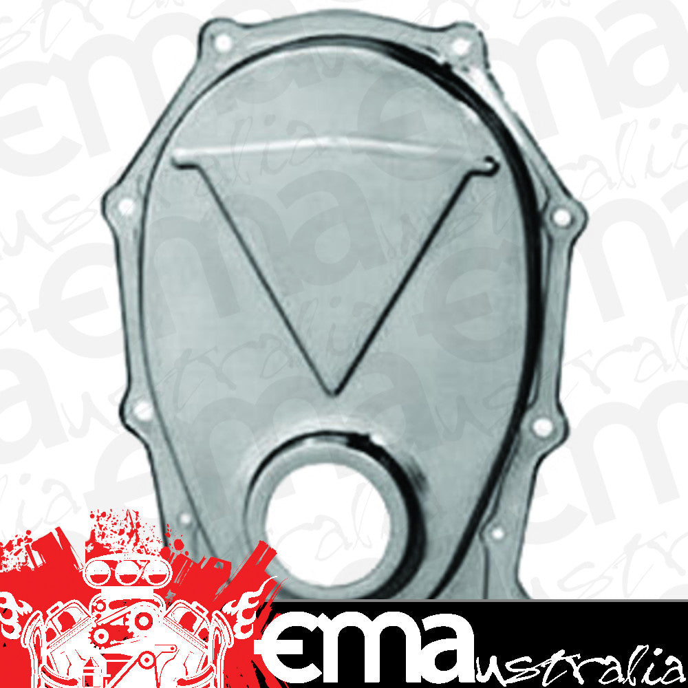 Racing Power Company (RPC) RPCR9392 RPC Chrome Steel Timing Chain Cover fits Chrysler 383-440 Cover Only