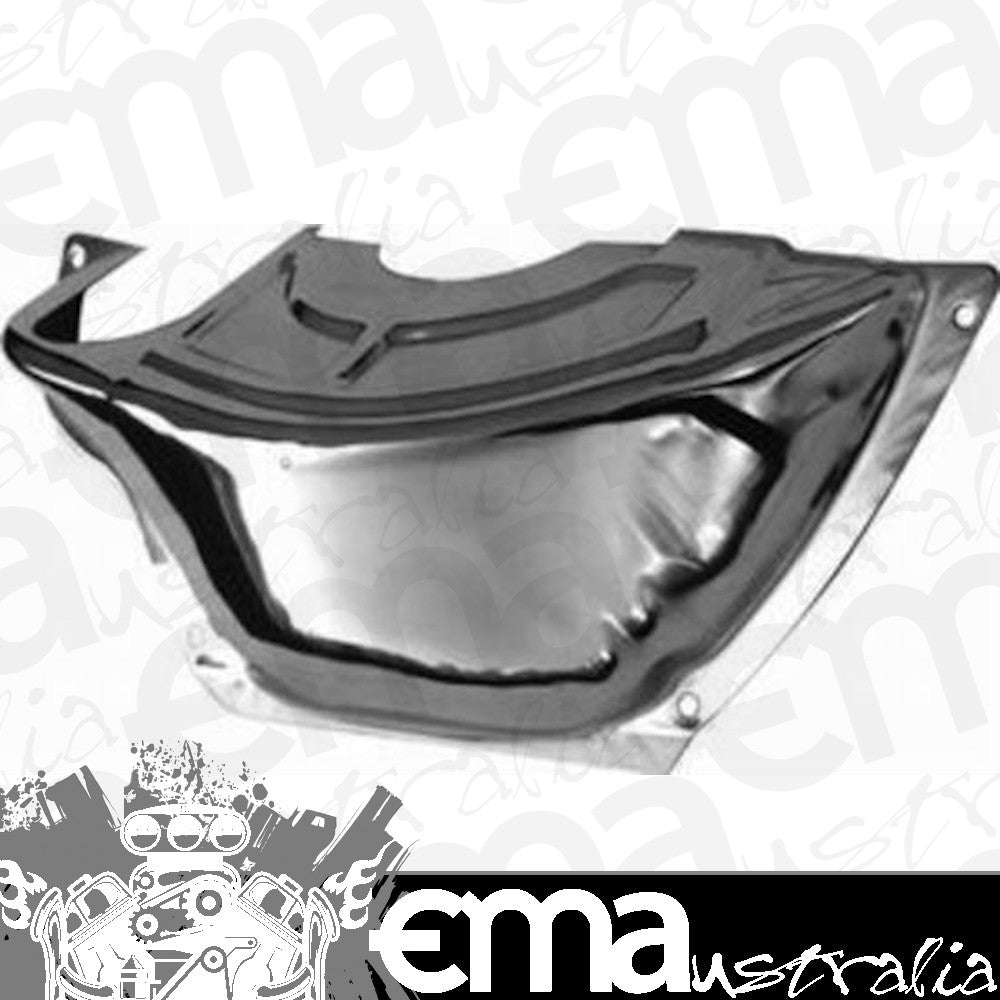 RPC RPCR9417 Chrome Flywheel DustCover for 1962-On Powerglide