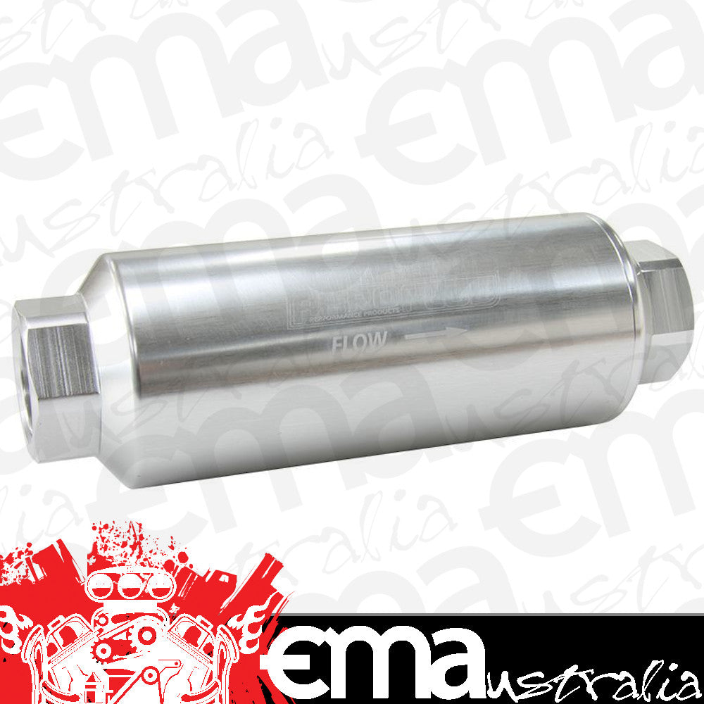 Aeroflow AF66-2043S-100 Aeroflow Pro Filter 100 Micronsilver Female -12 ORB 2.4" x7"