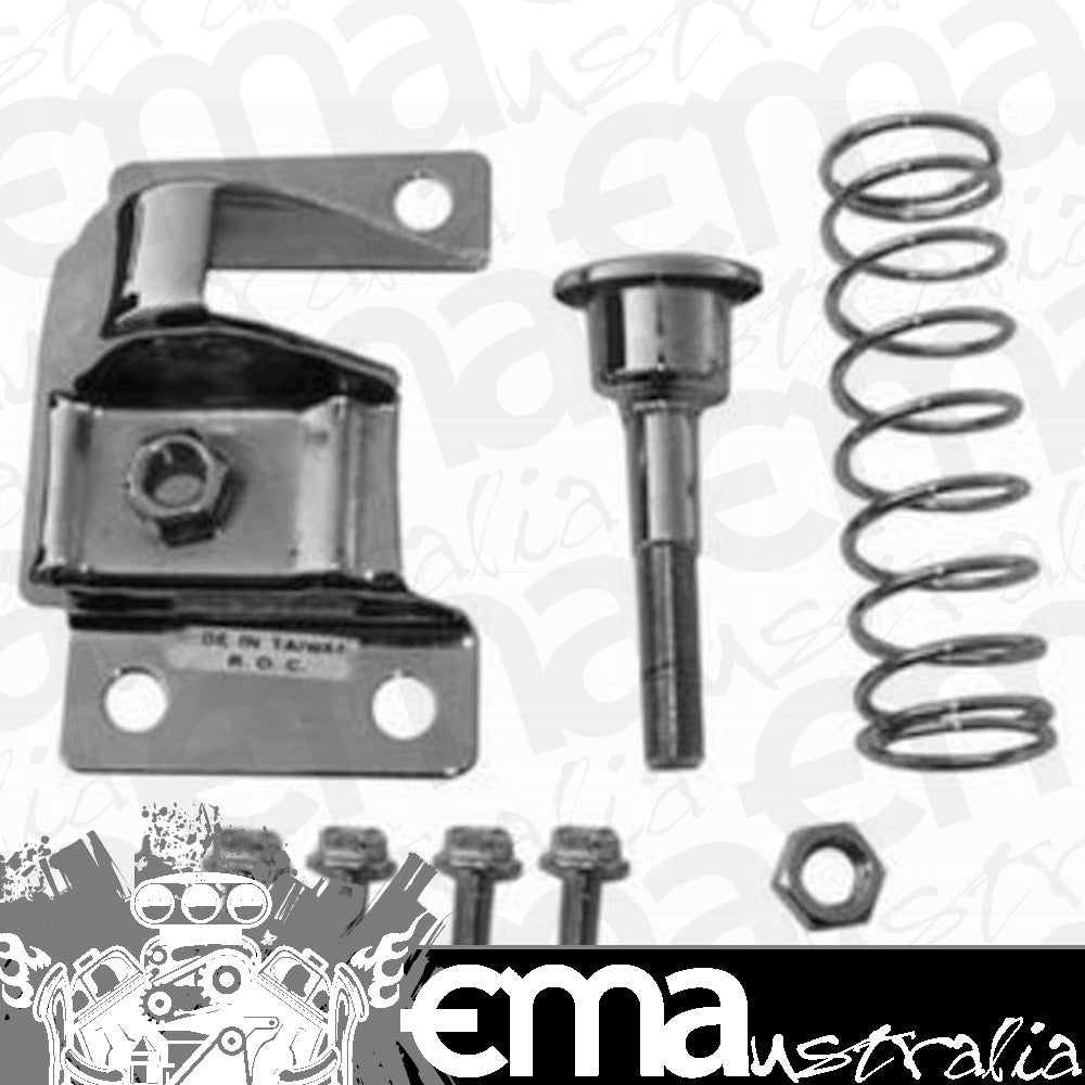 RPC RPCR9473 Chrome Steel Hood Latch Kit fits 1967-81 Camaro