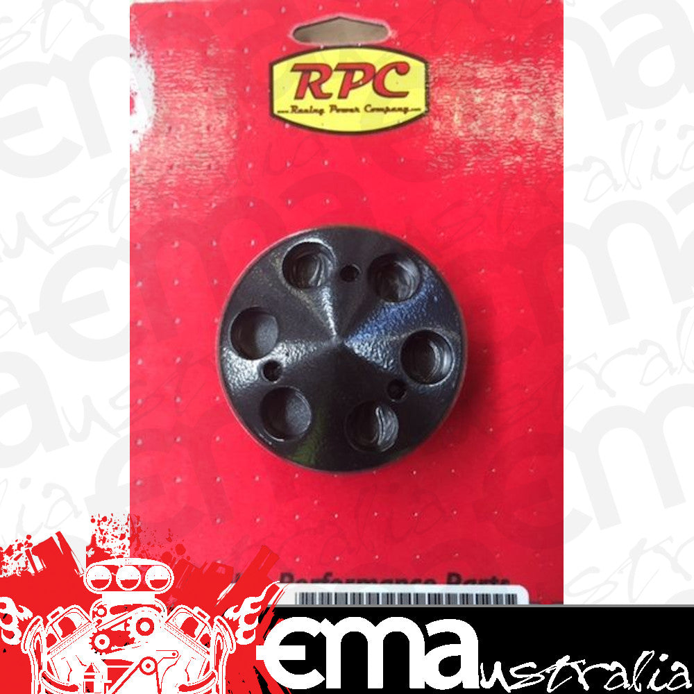 Chev Small Block 283-350ci V8 RPC Black Alternator Pulley Single GroOve suit SB 283-350 Racing Power Company (RPC) RPCR9487BK
