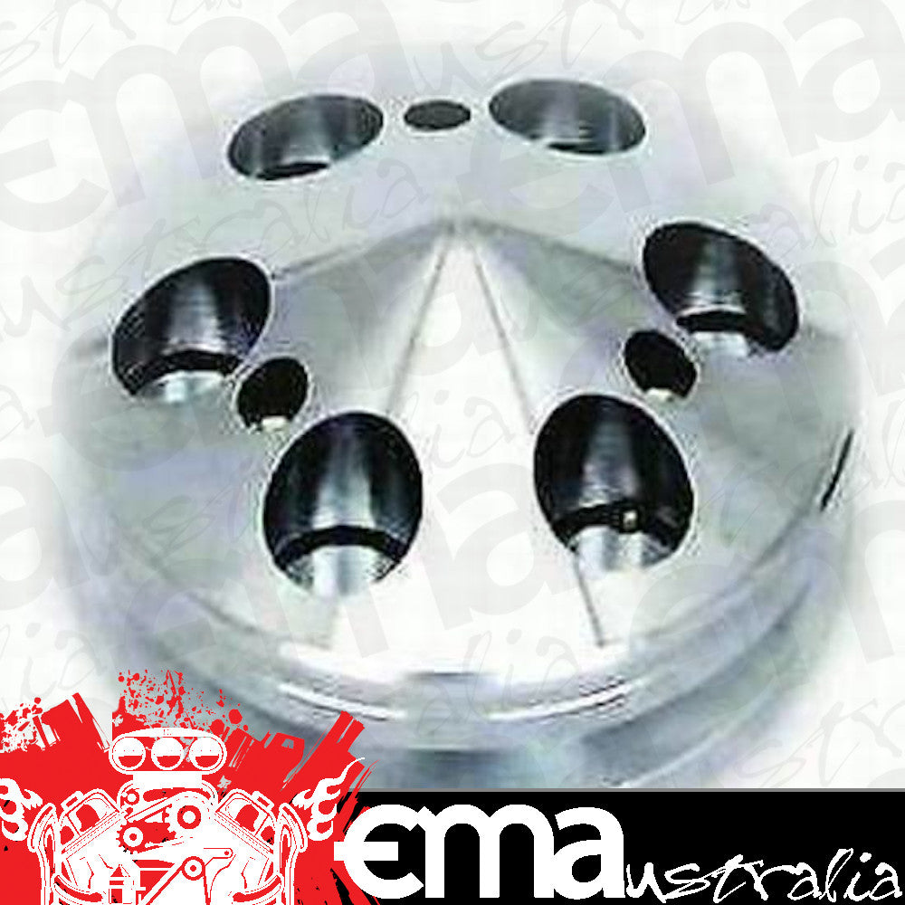 RPC | RPCR9487POL | RPC Polished Alloy Alternator Pulley Single GroOve Chev SB 283-350