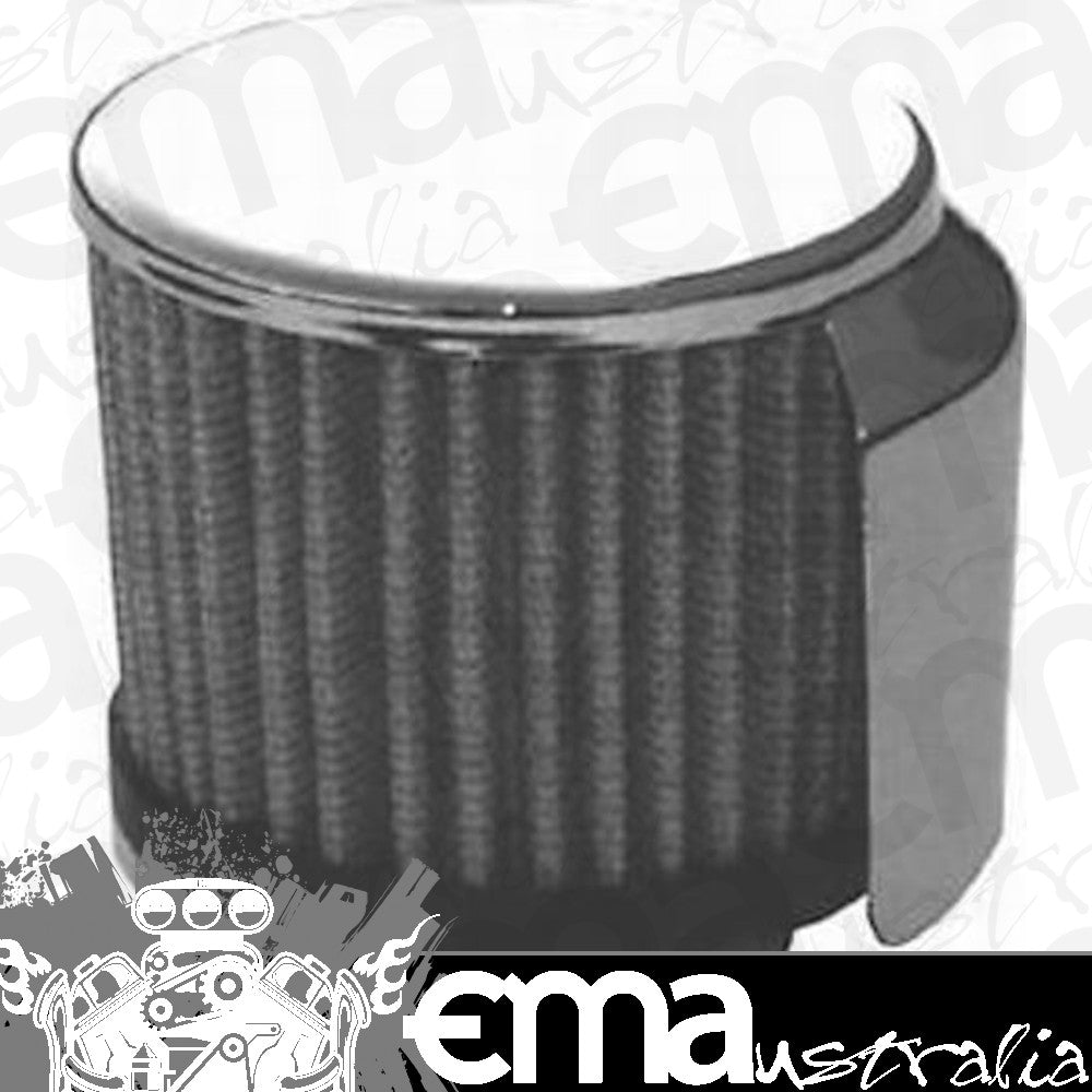 Fits Valve Covers with 1.25" Diameter tubes RPC Clamp On Shielded Filter Breather Chrome Steel 1-1/2" Dia Tube Racing Power Company (RPC) RPCR9517