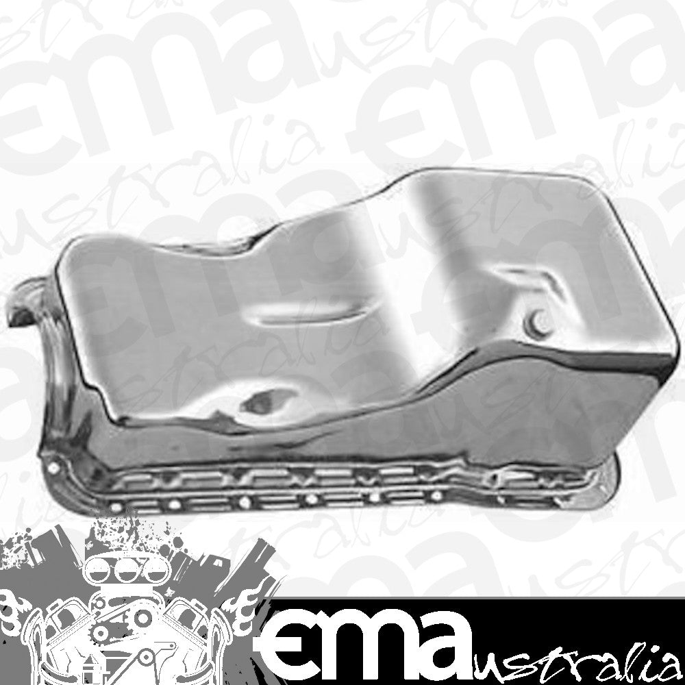 RPC RPCR9532 Chrome Steel Stock Oil Pan suits Ford 351W V8 1969-'91