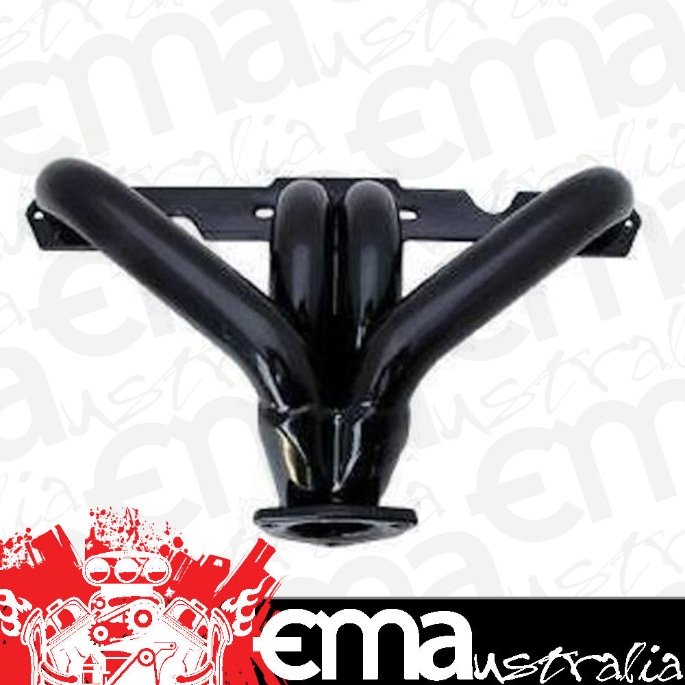 RPC RPCR9963 Black Heavy Duty Steel "Block Hugger" Headers Chev SB 265-400
