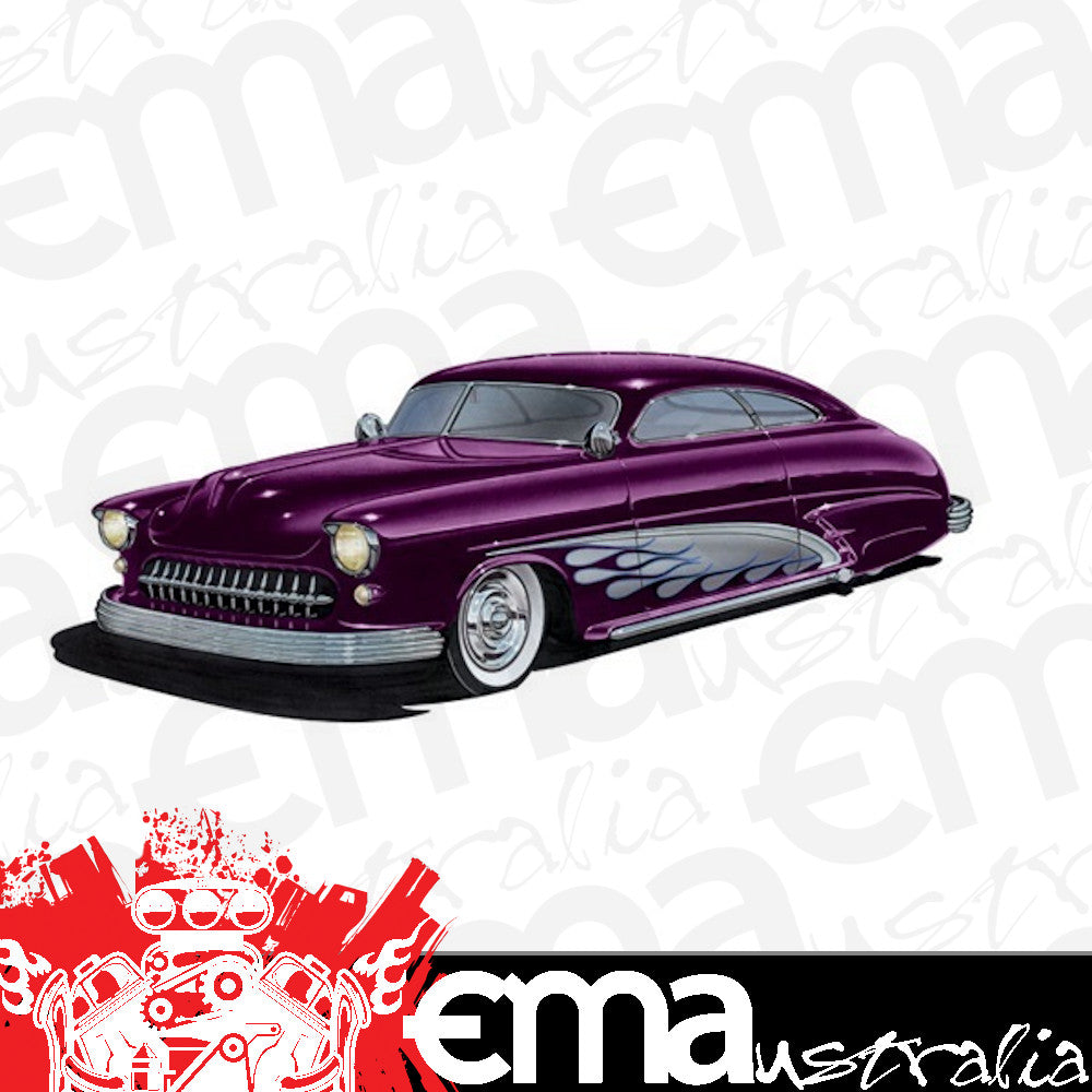 Ruckus RR-MERCURY Full Custom Mercury' Embosed Metal Sign 34" X 13.5"