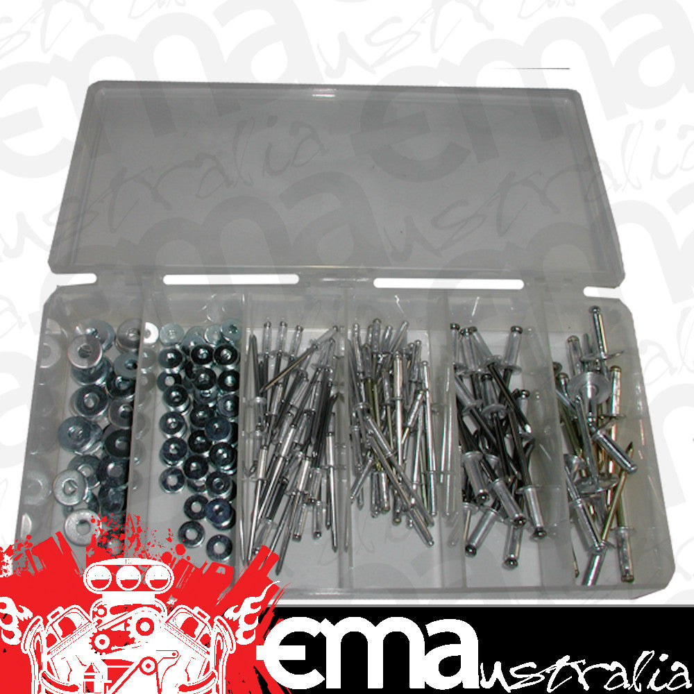 Speedway Products RS-KRP002 Pop Rivet & Washer Kit Steel & Aluminium Rivets