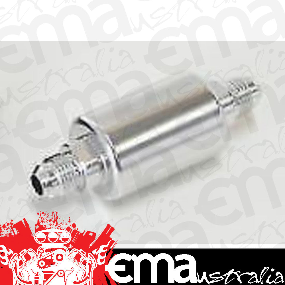 Aeroflow AF66-2052S Aeroflow Filter 40 Micron Silver -6AN 1.25" x 3" Notes
