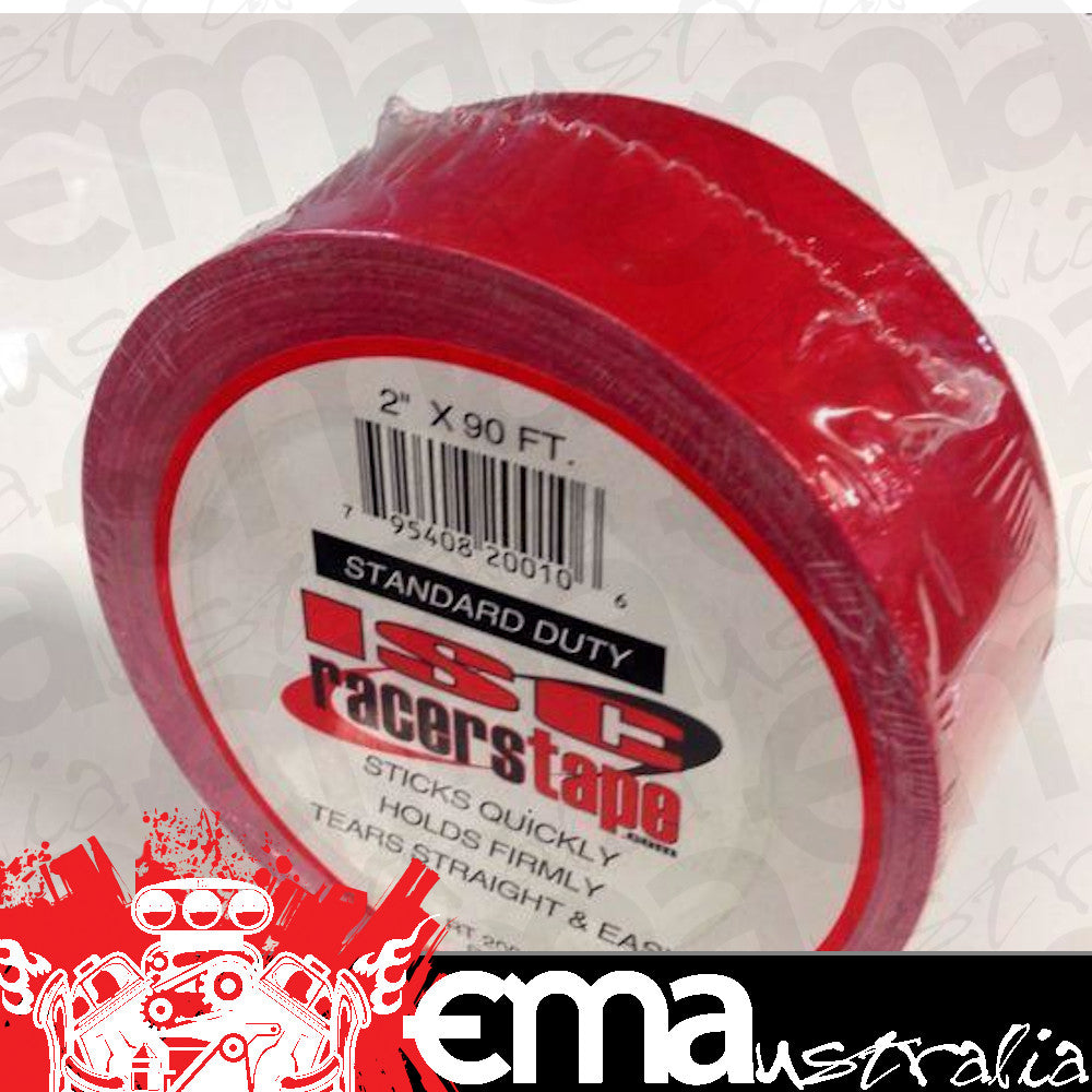 ISC Racers Tape RT2001 Standard Duty 2" X 90' Foot - Red