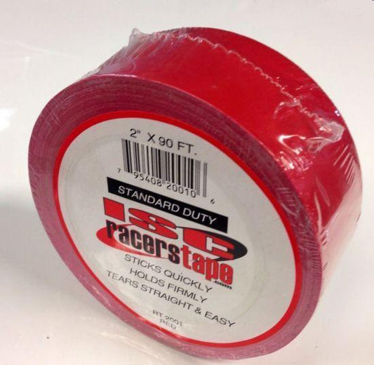 ISC Racers Tape RT2001 Standard Duty 2" X 90' Foot - Red