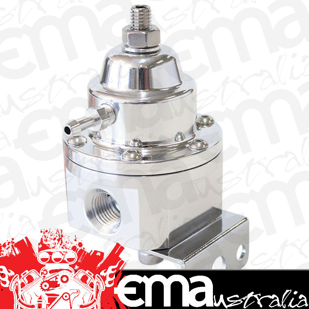 Aeroflow AF66-2055 -6 ORB Efi Fuel Pressure Reg 1200Hp Handles 98Ron Eth Meth