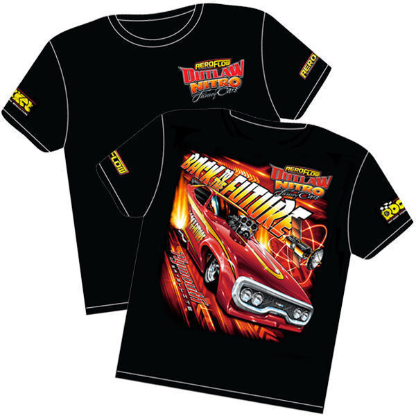 Aeroflow Back To The Future Outlaw Nitro Funny Car T-Shirt