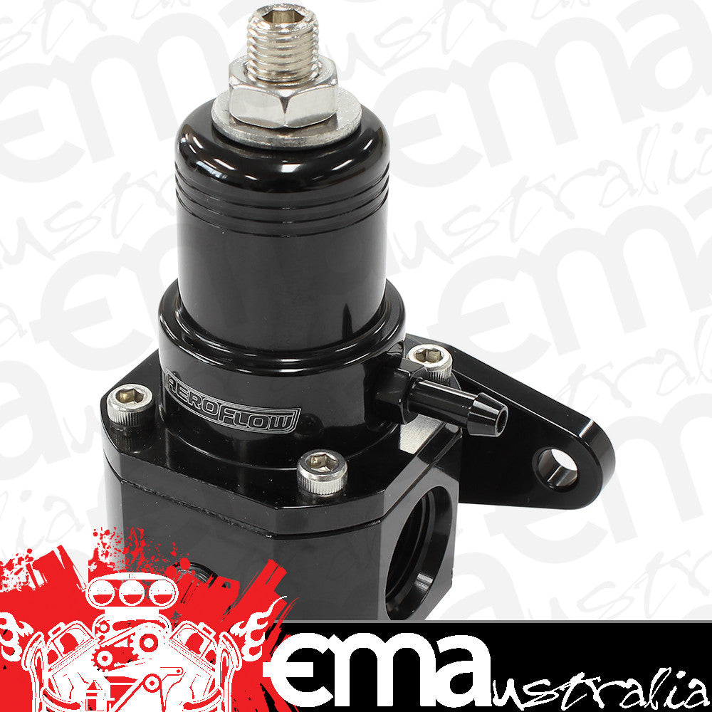 Aeroflow AF66-2059BLK -8ORB Efi / Carb Presure Regul800Hp Handles 98Ron Eth Meth