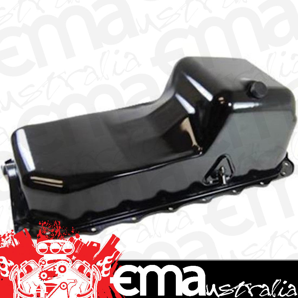 RTS RTS-25-308BK Oil Pan Sump Steel Blackl Finish 4 Qua Holden 253/308