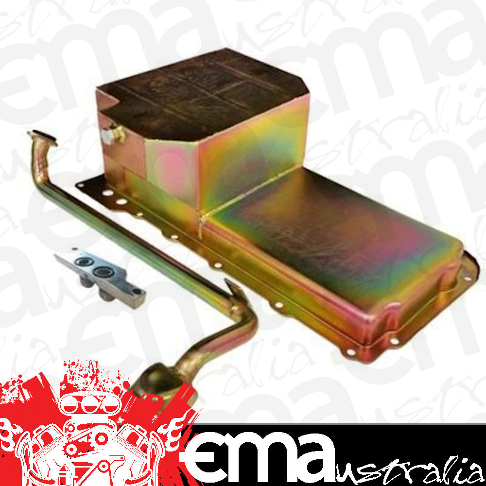 RTS RTS-3000 Hi Volume Oil Pan Sump 6qt LS1 LS6 Holden Chevrolet incl pick up and Adaptor