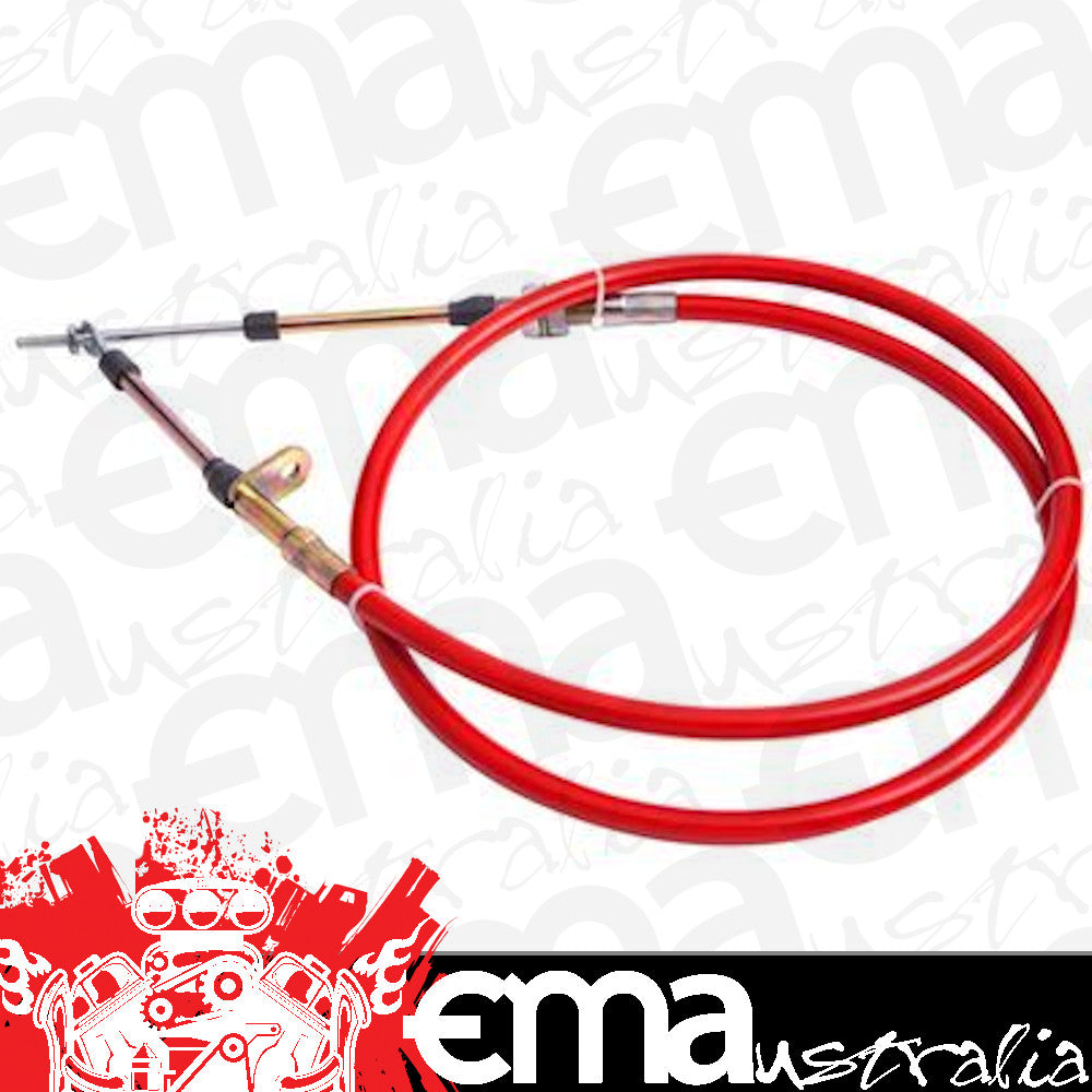 RTS RTS-80831 Shifter Cable Super Duty 3 ft. Length Morse Style Eyelet/Threaded Ends Red (each)