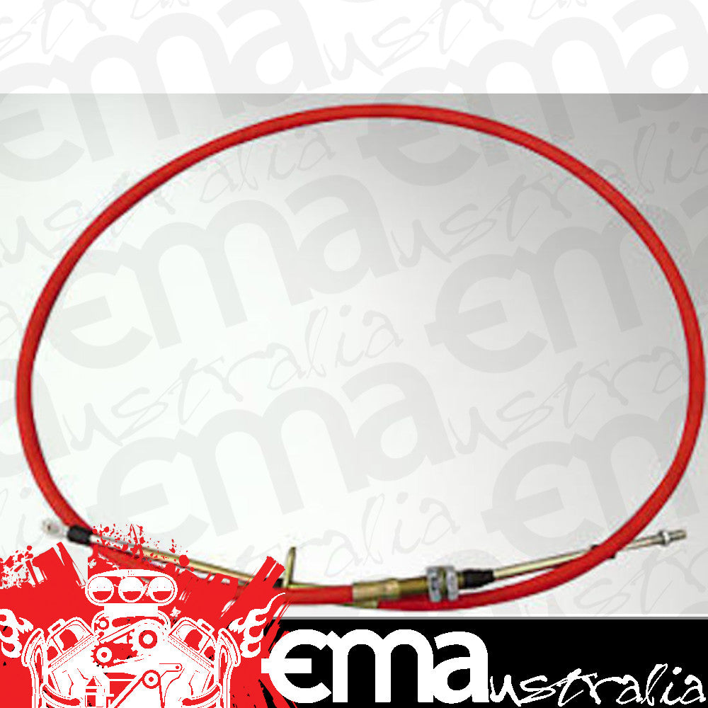 RTS RTS-80833 5FT PERFORMANCE SHIFTER CABLE THREAD & EYELET ENDS RED SUPER DUTY
