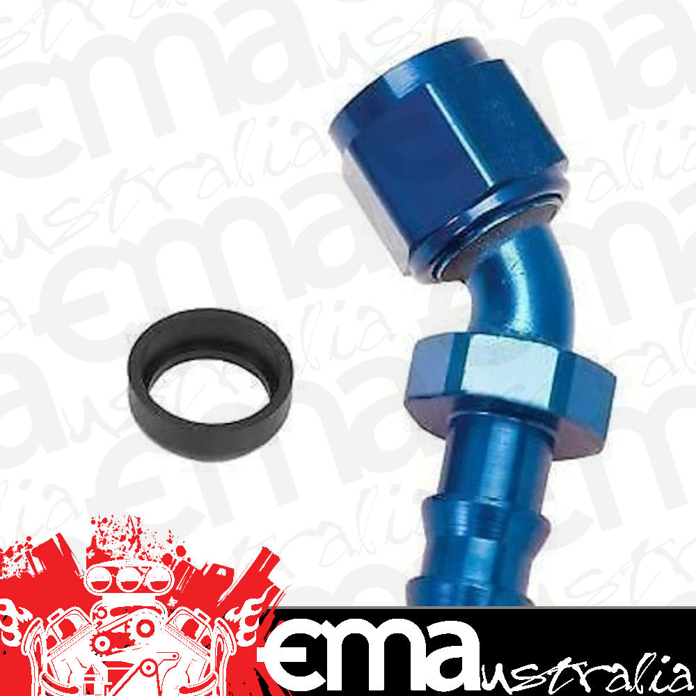 RUSSELL FITTING -8 FEMALE TO -8 HOSE BARB 45¶ø RU624090
