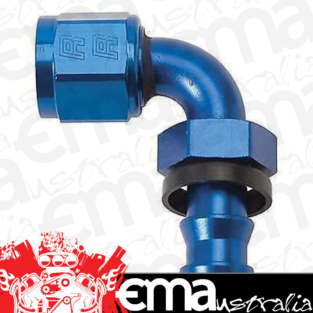 RUSSELL FITTING -8 90 DEGREE TO -8 HOSE BARB RU624170