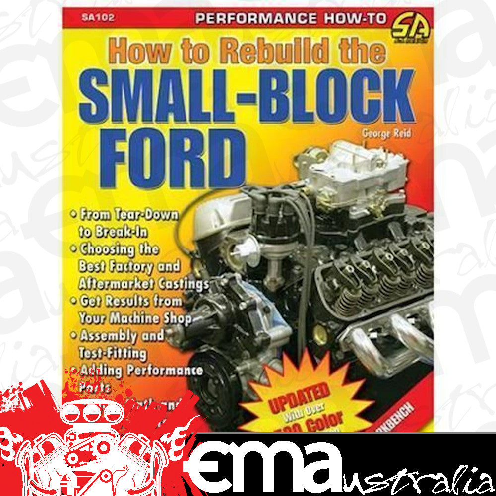 SA Design SAD-SA102 How To Rebuild The Small Block Ford Book Paperback 144 Pages