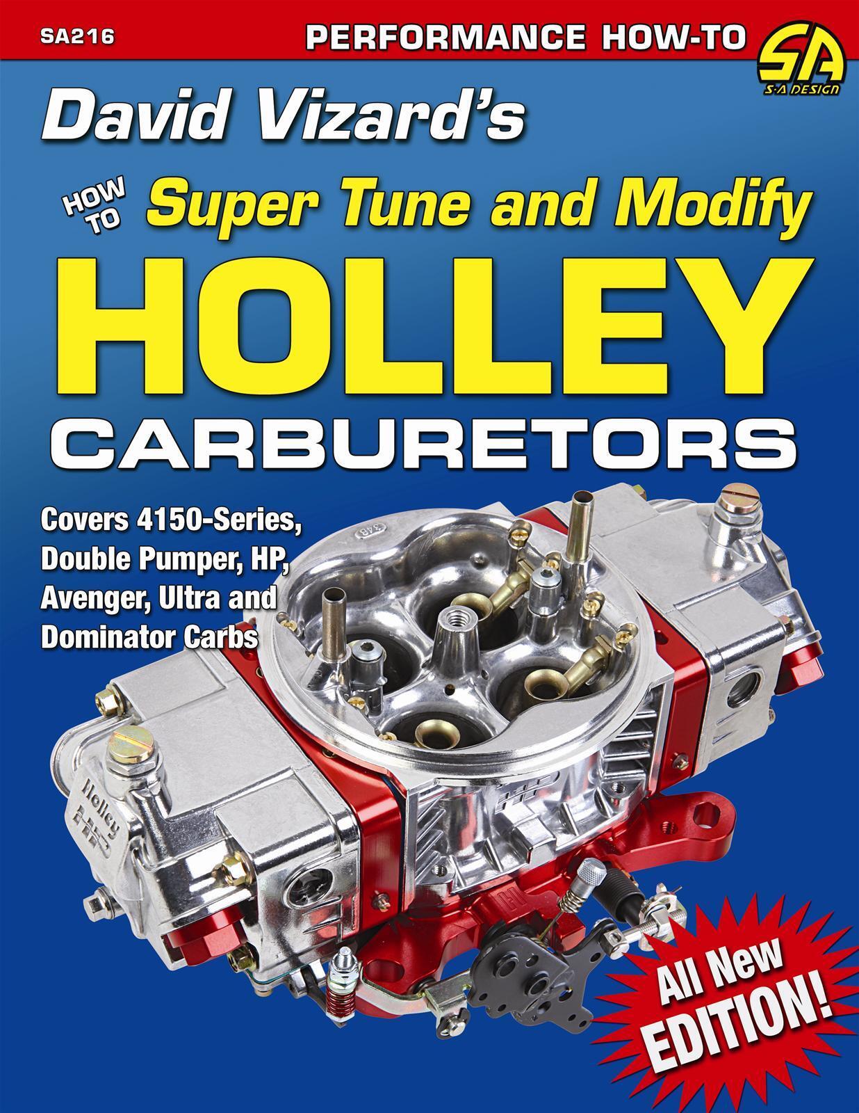 SA Design SAD-SA216 David Vizard'S How To Super Tune & Modify Holley Carburetors
