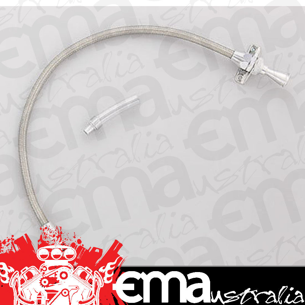 Aeroflow Performance Products AF72-2500 GM Th350 Th400 Trans Dipstick Firewall Mount Chrome Finish
