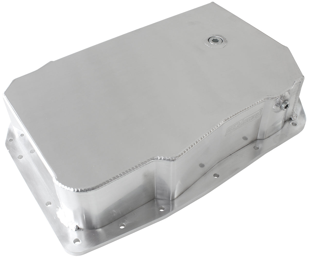 3.35" (85mm) Deep Fabricated Transmission Pan (Natural Finish. Suit GM 6L80E, Must Use GM24236931 Pick Up Filter)