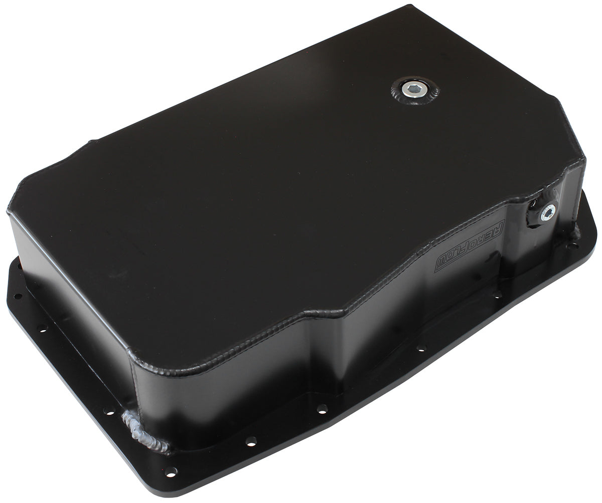 Aeroflow Performance Products AF72-3008BLK GM 6L80 DEEP TRANS PAN BLACK COMMODORE / CHEV