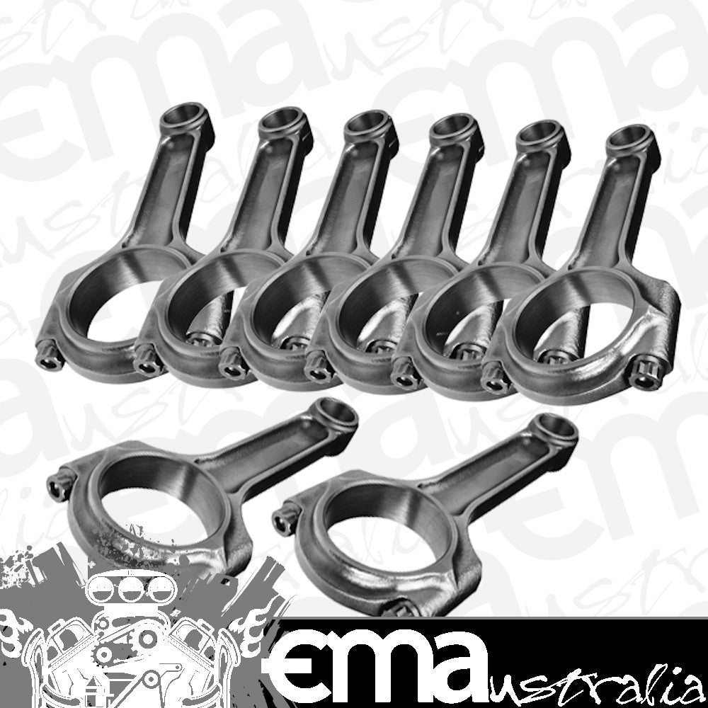 SCAT Engine Components SC2-ICR5700 Chev SB Pro Stock 4340 Forged I-Beam Conrods 5.700" Length