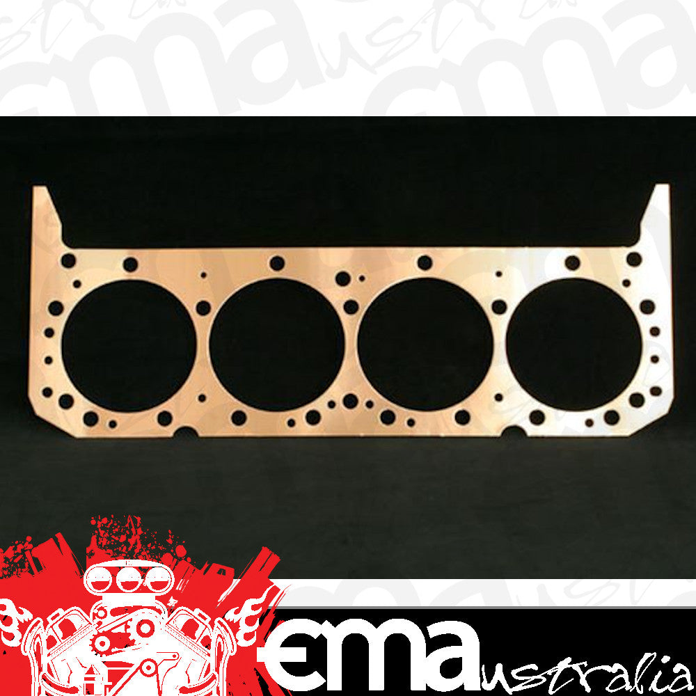 Chevy small block Gen I 265-350 C.I.D. V8 Pro Copper Head Gaskets 4.010" Bore suit Chev SB V8.043" Thick SCE Gaskets SCE-11004