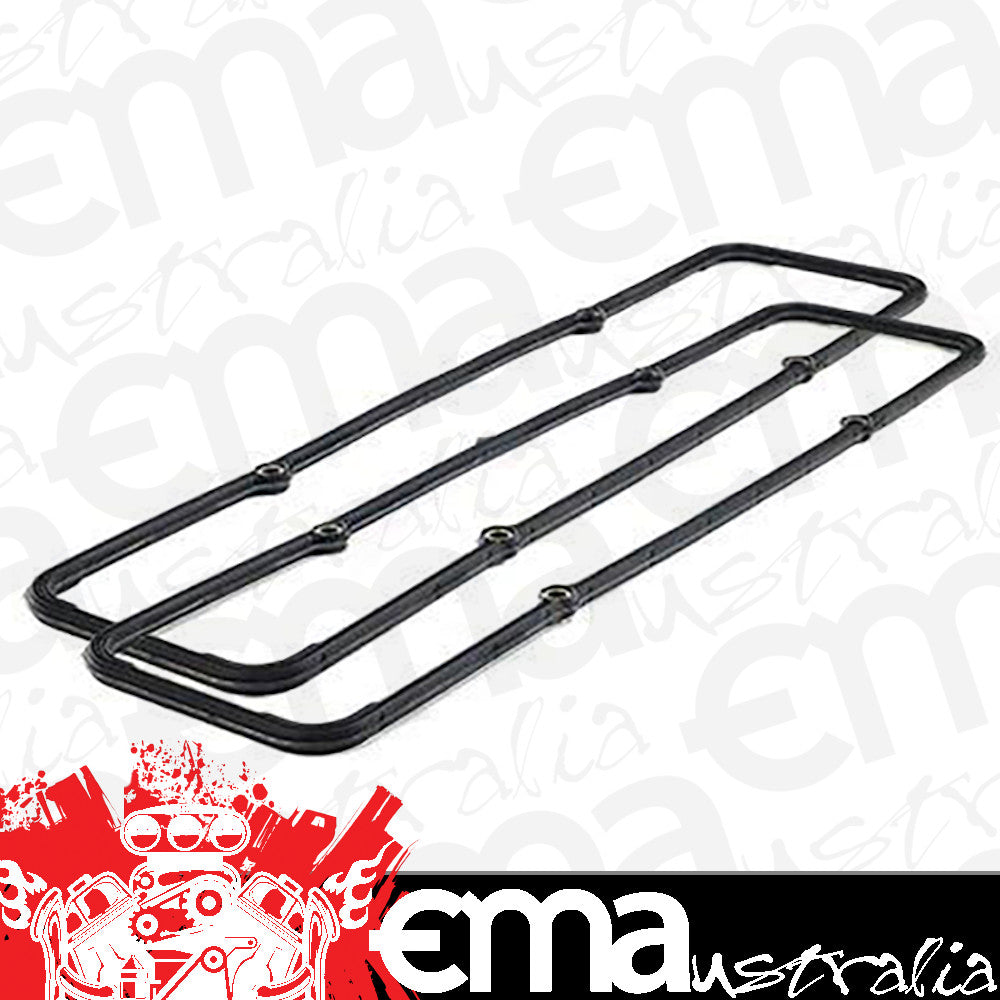 SCE Gaskets 211077 SBC MOLDED SILICONE/STEEL CORE PERIMITR BOLT VLV CVR GASKTS