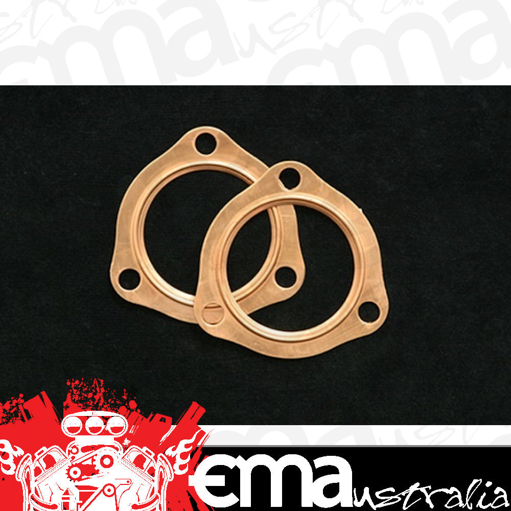 SCE Gaskets 4250 PRO COPPR EMBSSD EXH. 3 BOLT 2.5" HEADER COLLECTORS