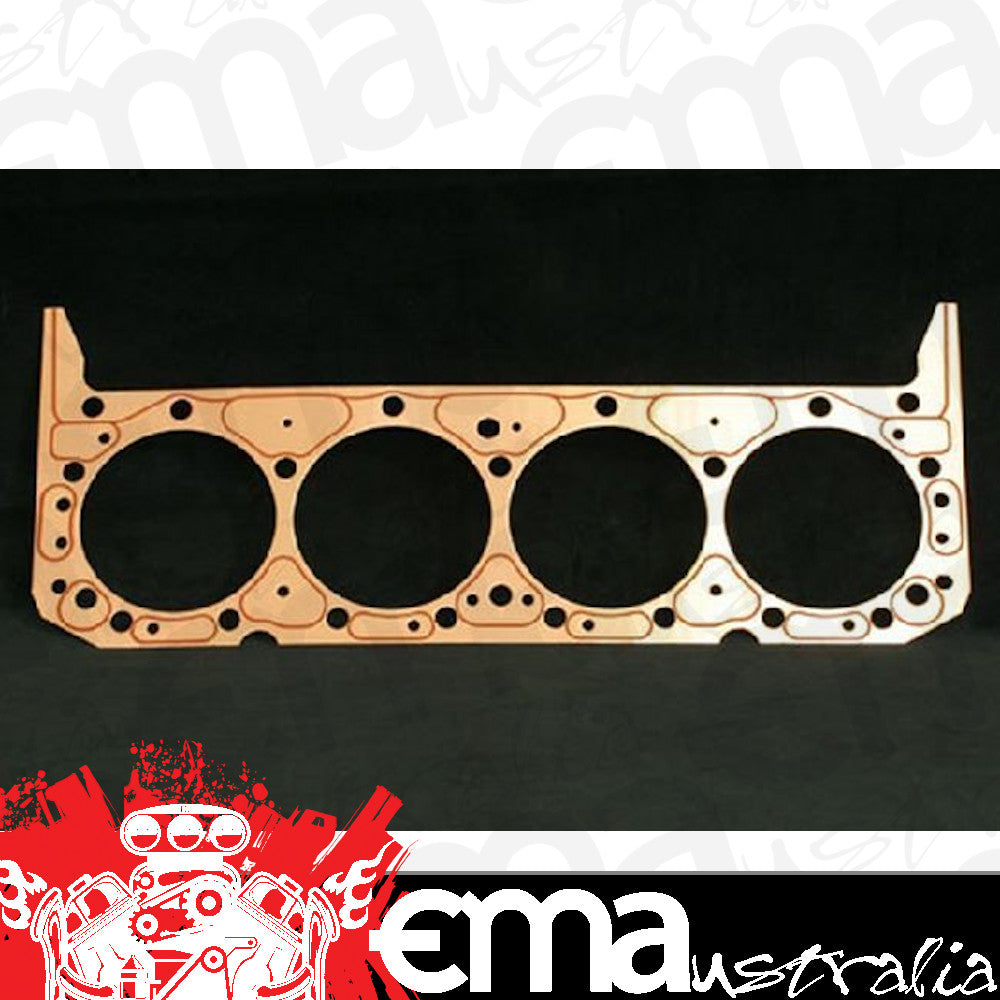 SCE Gaskets SCE-T11154 Titan Copper Head Gaskets 4.160" Bore suit Chev SB V8 .043" Thick