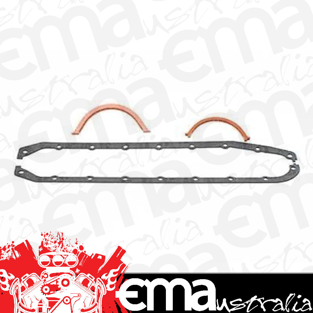 SCE Gaskets 111094 SBC BOWTIE BLOCK OIL PAN GASKET SET