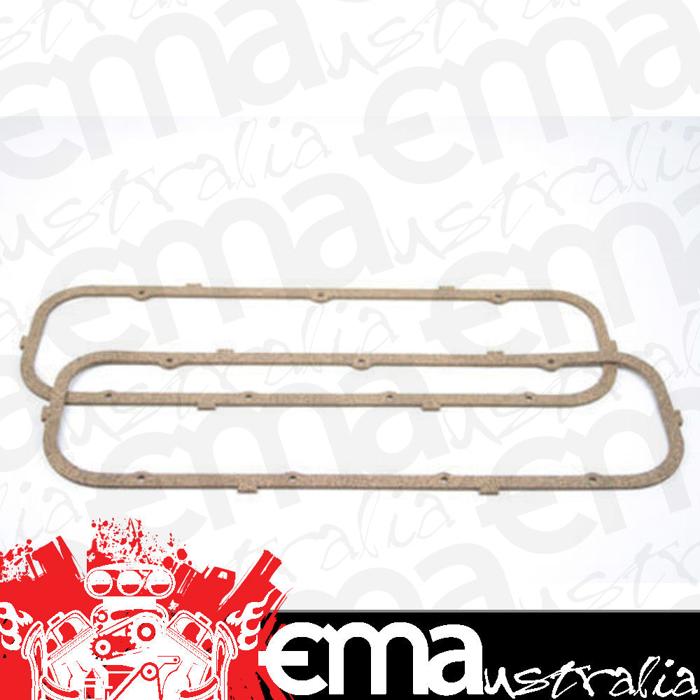 SCE Gaskets 113076 BBC 5/16 THICK CORK VALVE COVER GASKETS