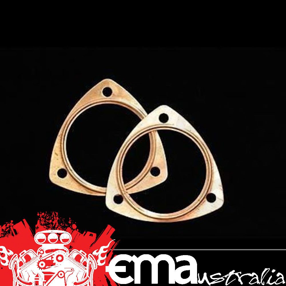 SCE Gaskets 4350 PRO COPPR EMBSSD EXH. 3 BOLT 3.5" HEADER COLLECTOR