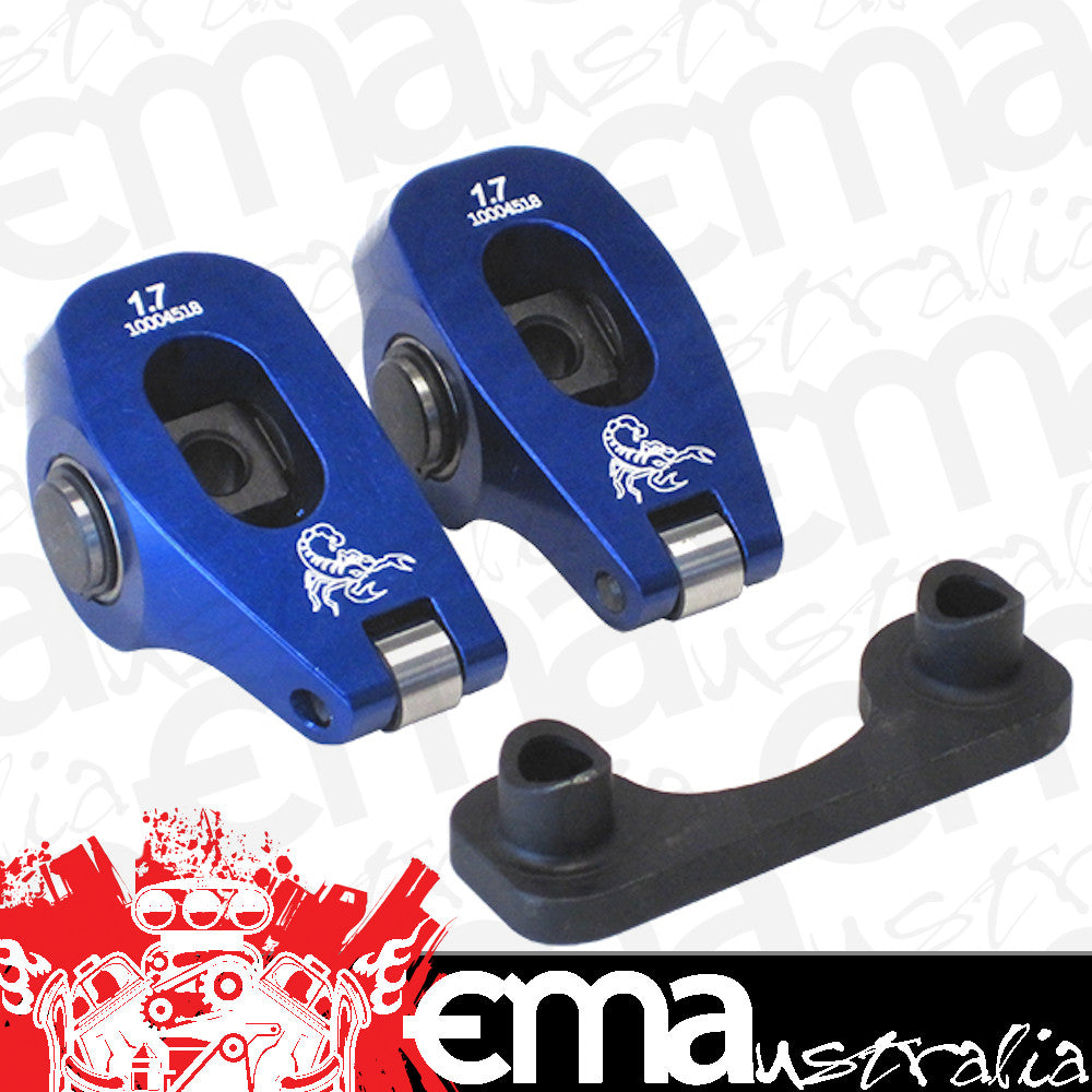 Scorpion SCP1063 Race Series Aluminium Roller Rocker Set - 1.8 Ratio Holden/Chev LS3 & L92