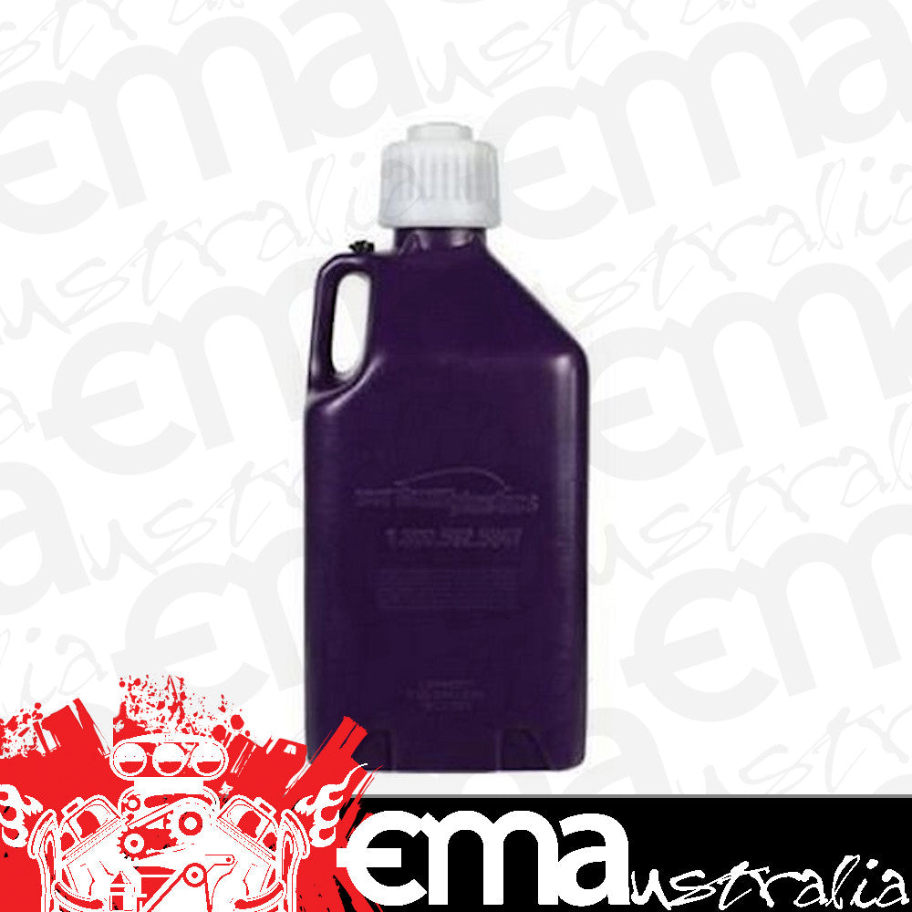 Scribner Plastics SCR2000P Scribner Utility Jug Square Purple 5 Gallon