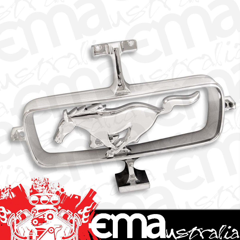 Scott Drake SDKC5ZZ-8213-AR 1964-65 Mustang Grille Emblem Chrome Running Pony