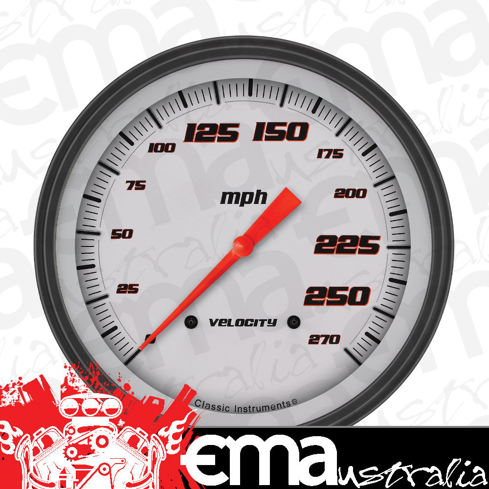 Classic Instruments SF71WBLF Salt Flat *incl SN81 4 - 5/8" Speedometer 270 M