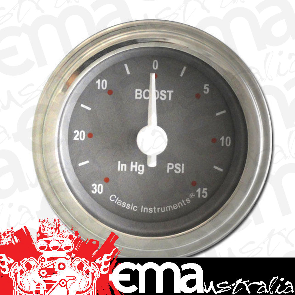 Classic Instruments SG08SLF SG - Boost Gauge 2-1/8"