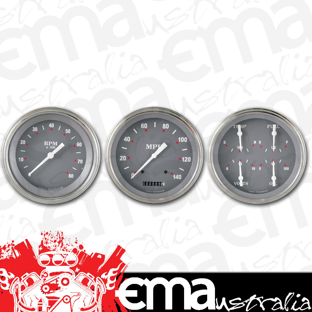 Classic Instruments SG53SLF SG 4 - 5/8" Speedo & Tach & Quad