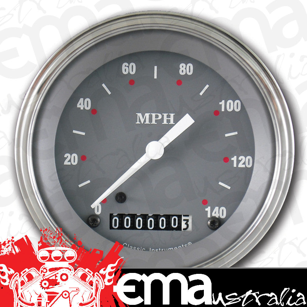 Classic Instruments SG55SLF SG 3-3/8" Speedometer 140 MPH