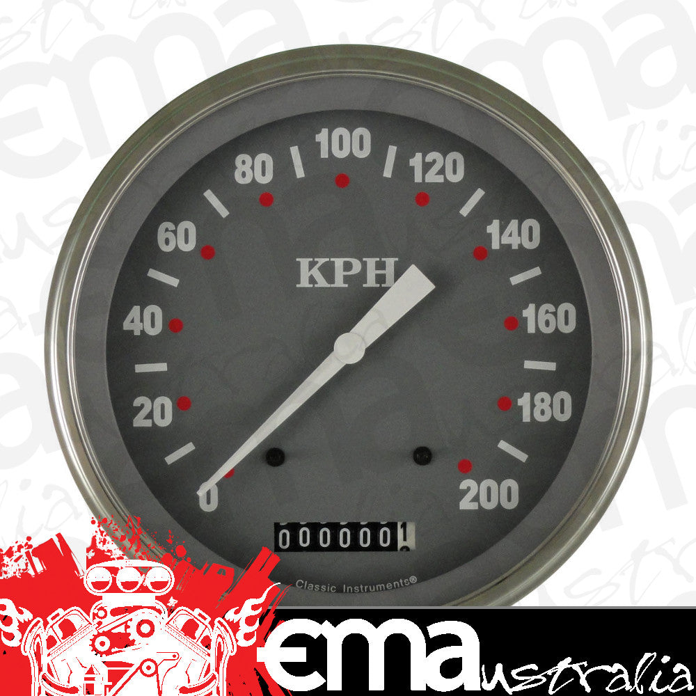 Classic Instruments SG58SLF SG - Speedometer Gauge 4-5/8" (stock KPH)