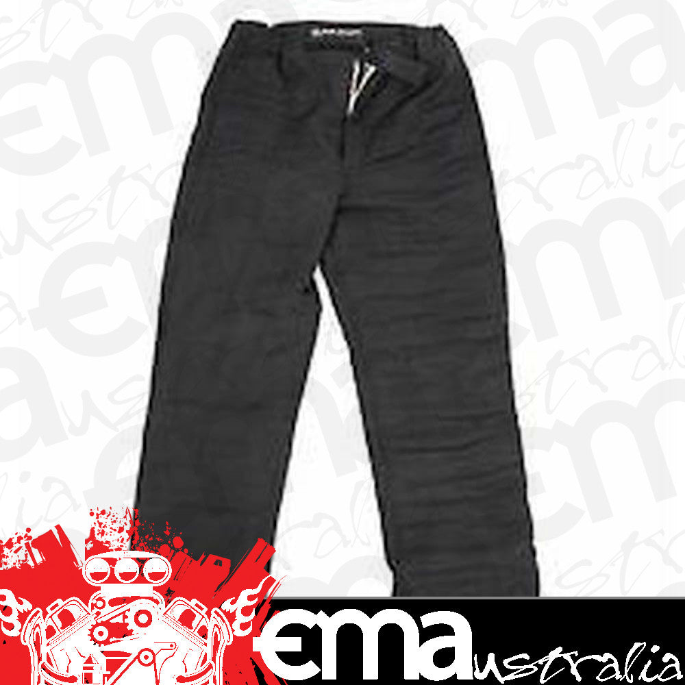 Simpson SI0602413 Supersport Standard 2 Layer Nomex Pants x-Large Black SFI 5